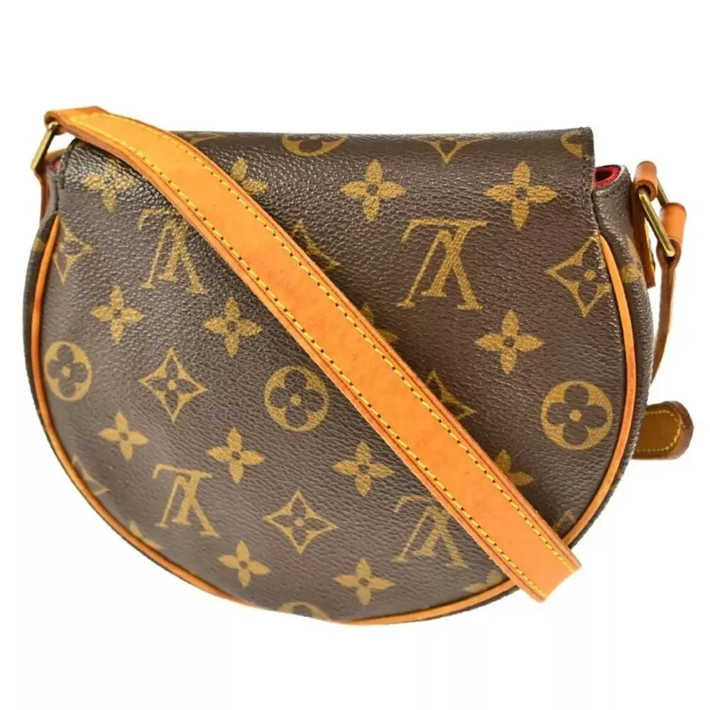 AUTHENTIC LOUIS VUITTON MONOGRAM TAMBOURINE SHOULDER CROSSBODY BAG FL0014 - Picture 2 of 10